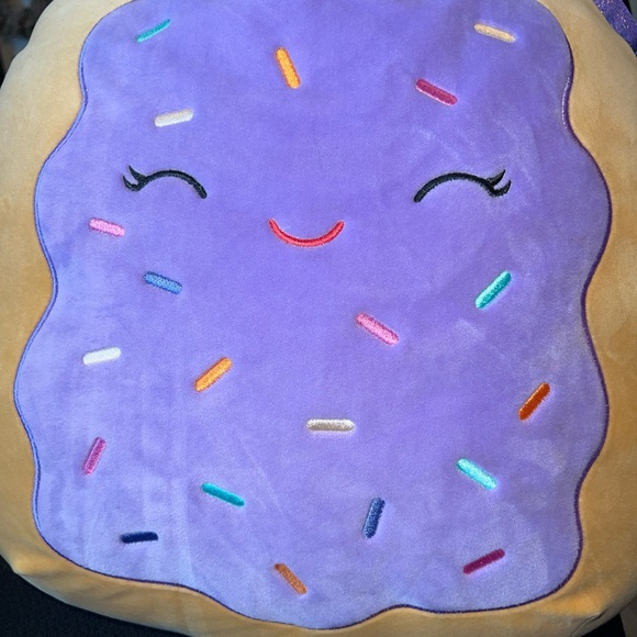 Squishmallows 16" Purple Toaster Pastry with Sprinkles Large Plush - Picture 6 of 6